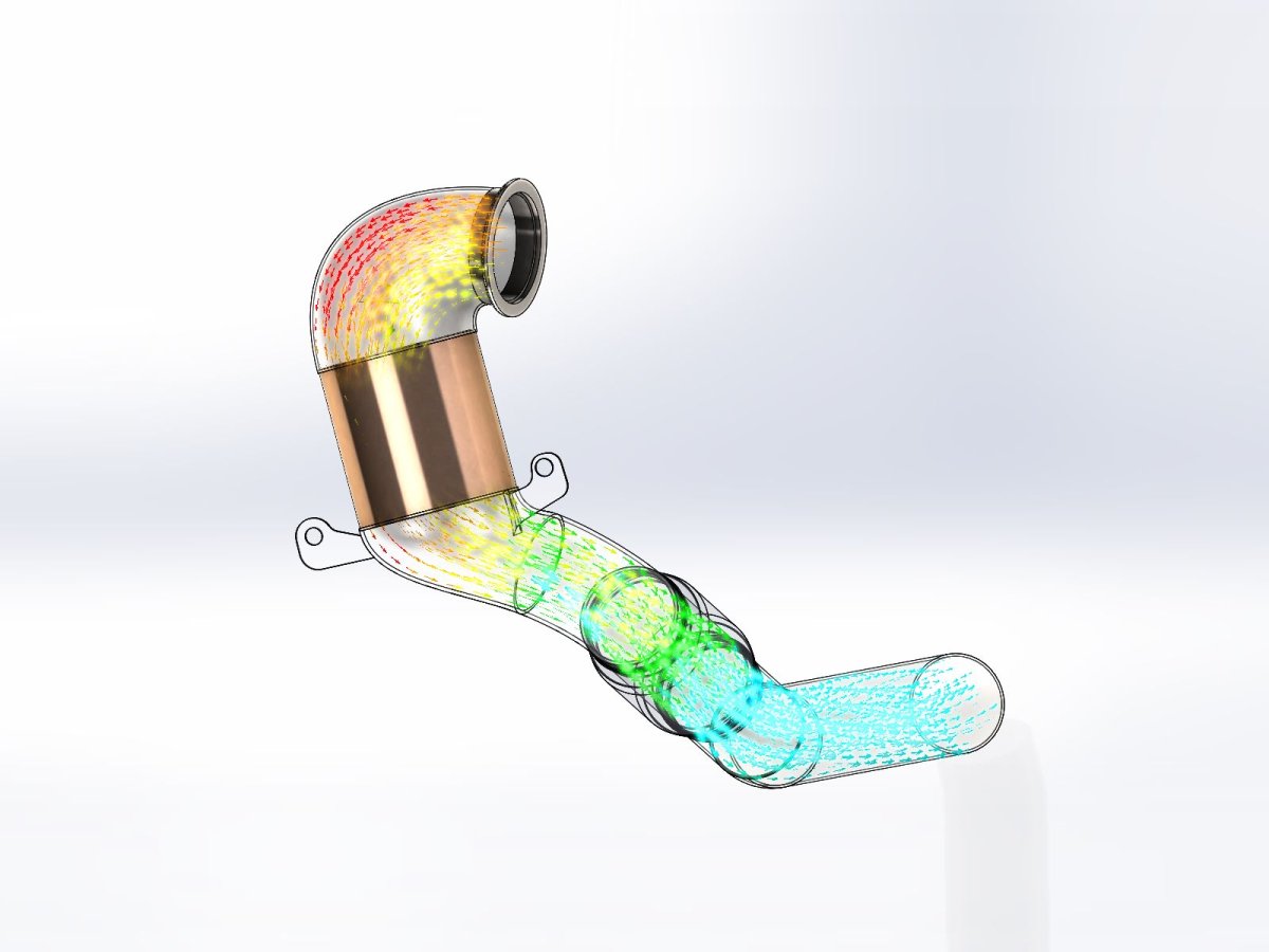 Bull-X EGO Downpipe für VAG 1.8-2.0 TSI Euro 6 nur Allrad Bull-X Downpipe EA888 Gen.3 (z.B. Golf 7R) mit ECE